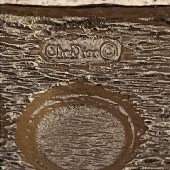 Christian Dior Yellow Gold Plated Bangle Bracelet Vintage - Picture 5 of 7